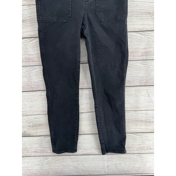 Madewell Skinny Overalls Womens XS Black Lunar Wash Stretch Denim - Picture 5 of 12
